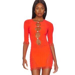 Poster Girl The Miranda Mini Dress in Chilli NWOT Size ALL